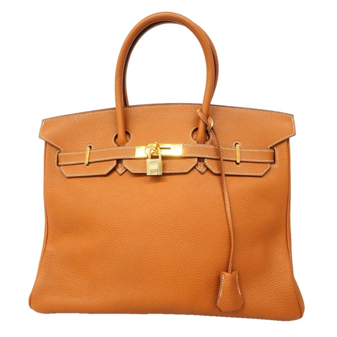HERMES BIRKIN 35 TOGO GOLD HANDBAG (1 of 7)