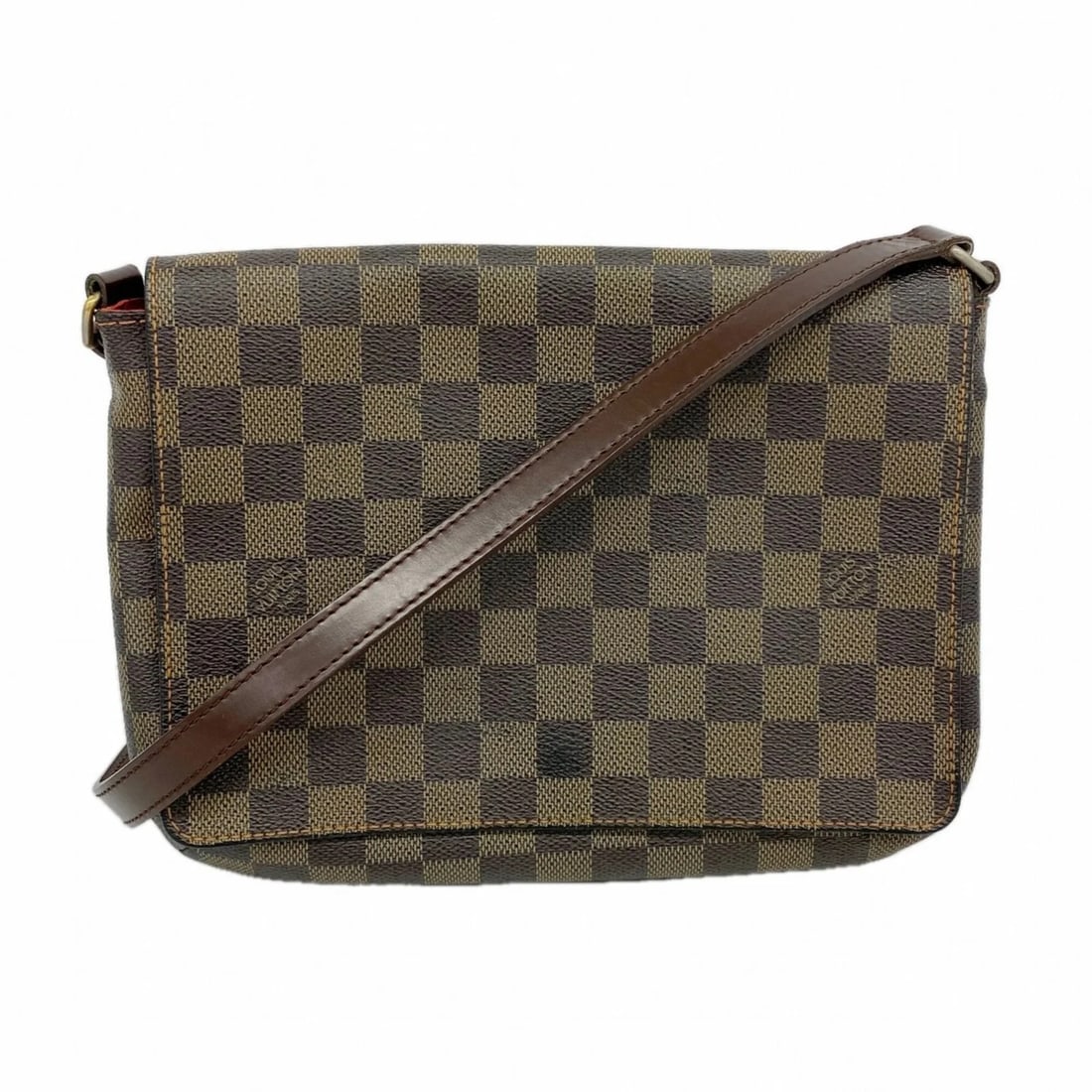 LOUIS VUITTON DAMIER MUSETTE TANGO LONG STRAP SHOULDER BAG: Louis Vuitton Damier Musette Tango Long Strap Shoulder Bag Brand: Louis Vuitton Type/Style: Shoulder bag Material: none Color: Ebene Size: (HxWxD) 20cm x 25.5cm x 3cm / 7.87'' x 10.03'' x 1.18'' A
