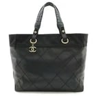 CHANEL PARIS BIARRITZ TOTE MM BAG HANDBAG (1 of 6)