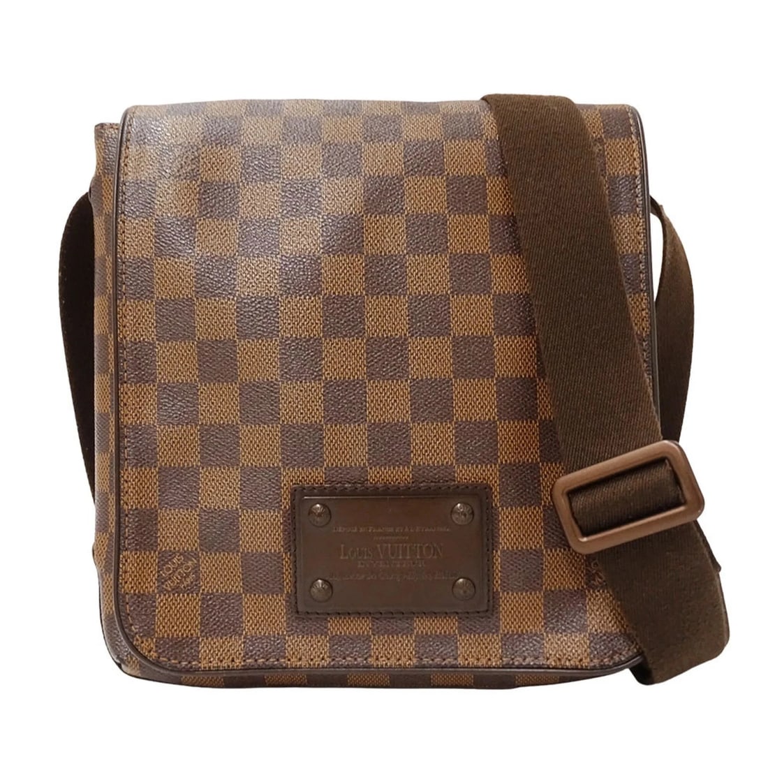 LOUIS VUITTON HANDBAG: Louis Vuitton Handbag Brand: Louis Vuitton Type/Style: Handbag, Shoulder bag Material: Damier Canvas Color: Brown Size: (HxWxD) 24cm x 21cm x 7.5cm / 9.44'' x 8.26'' x 2.95'' Accessories: None