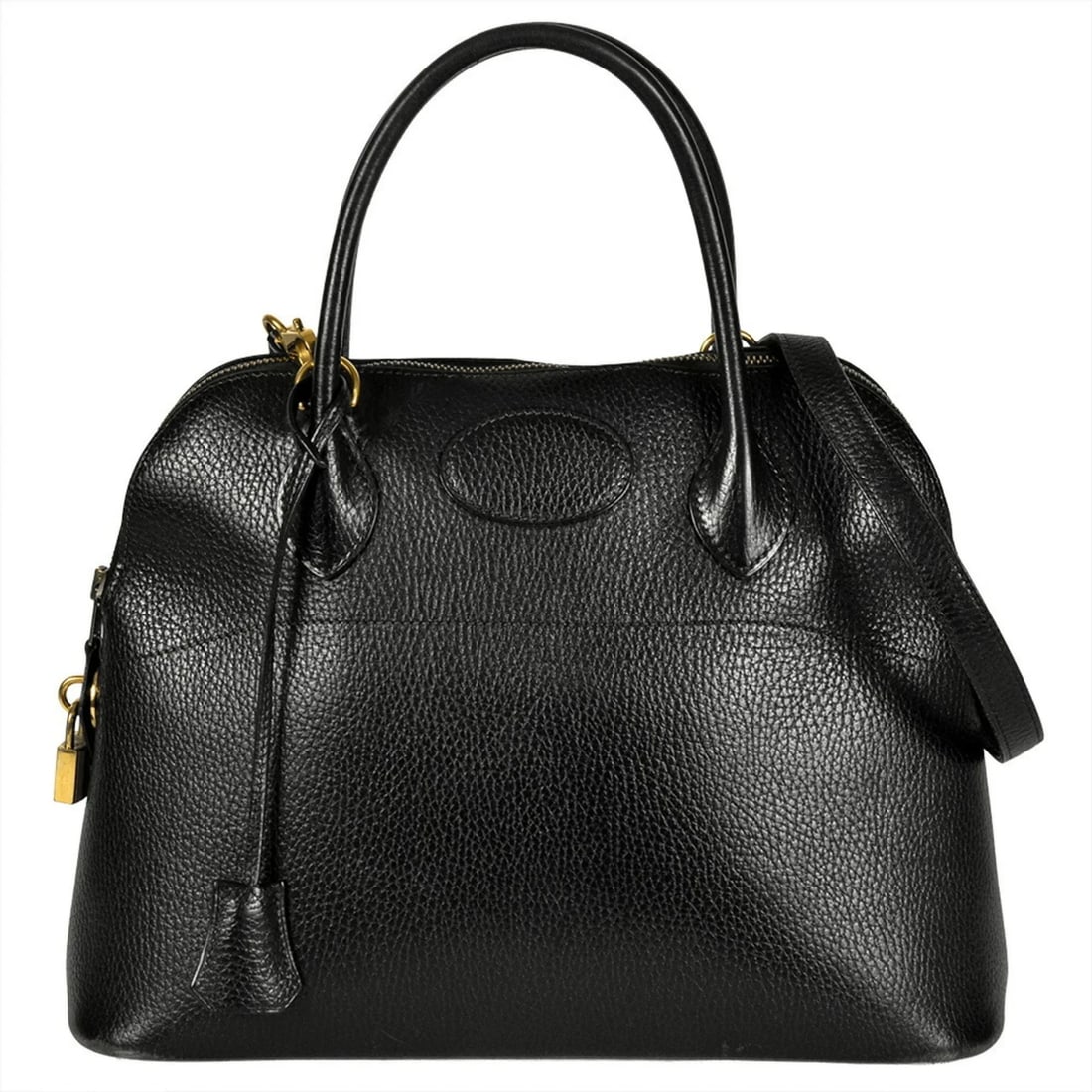 HERMES BOLIDE 31 HANDBAG, ARDENNES, BLACK: Hermes Bolide 31 Handbag, Ardennes, Black Brand: Hermes Type/Style: Handbag Material: Ardennes leather Color: Black Size: (HxWxD) 27cm x 35cm x 14cm / 10.62'' x 13.77'' x 5.51'' Accessories: None