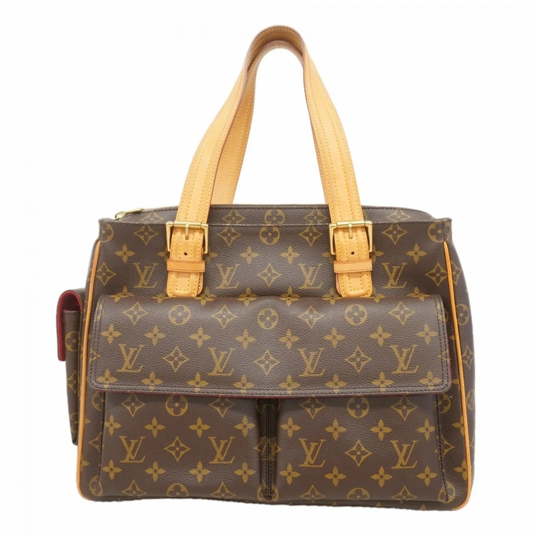 LOUIS VUITTON MONOGRAM MULTIPLICITE SHOULDER BAG: Louis Vuitton Monogram Multiplicite Shoulder Bag Brand: Louis Vuitton Type/Style: Shoulder bag Material: none Color: Brown Size: (HxWxD) 27cm x 37cm x 12cm / 10.62'' x 14.56'' x 4.72'' Accessories