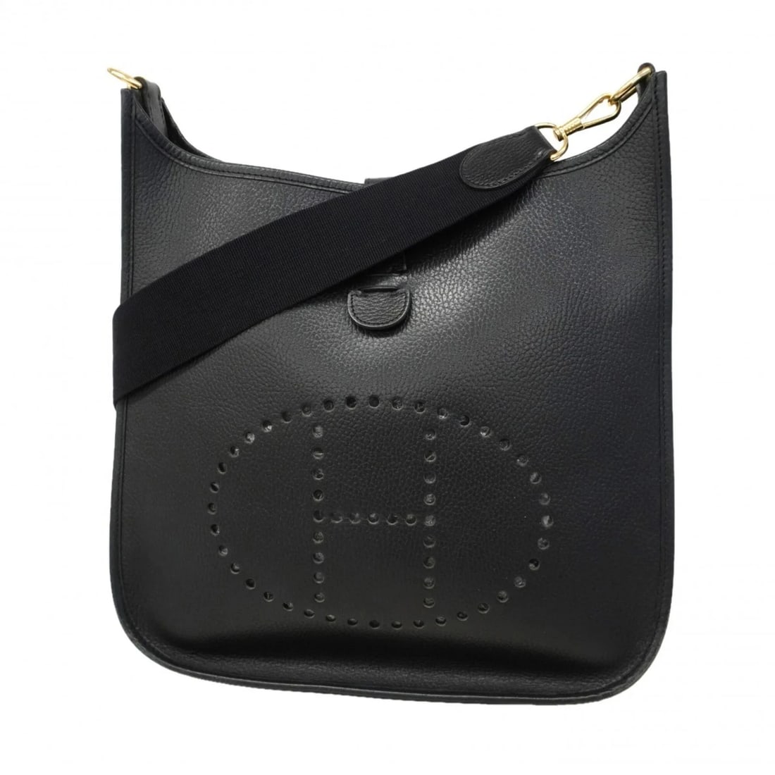 HERMES EVELYNE 1GM SHOULDER BAG, ARDENNESC: Hermes Evelyne 1GM Shoulder Bag, Ardennesc Brand: Hermes Type/Style: Shoulder bag Material: Ardennes leather Color: Black Size: (HxWxD) 31.5cm x 32.5cm x 8.5cm / 12.4'' x 12.79'' x 3.34''