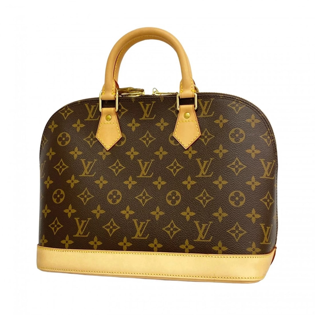 LOUIS VUITTON ALMA MONOGRAM HANDBAG: Louis Vuitton Alma Monogram Handbag Brand: Louis Vuitton Type/Style: Handbag Material: none Color: Brown Size: (HxWxD) 24cm x 30cm x 16cm / 9.44'' x 11.81'' x 6.29'' Accessories: None Accessories