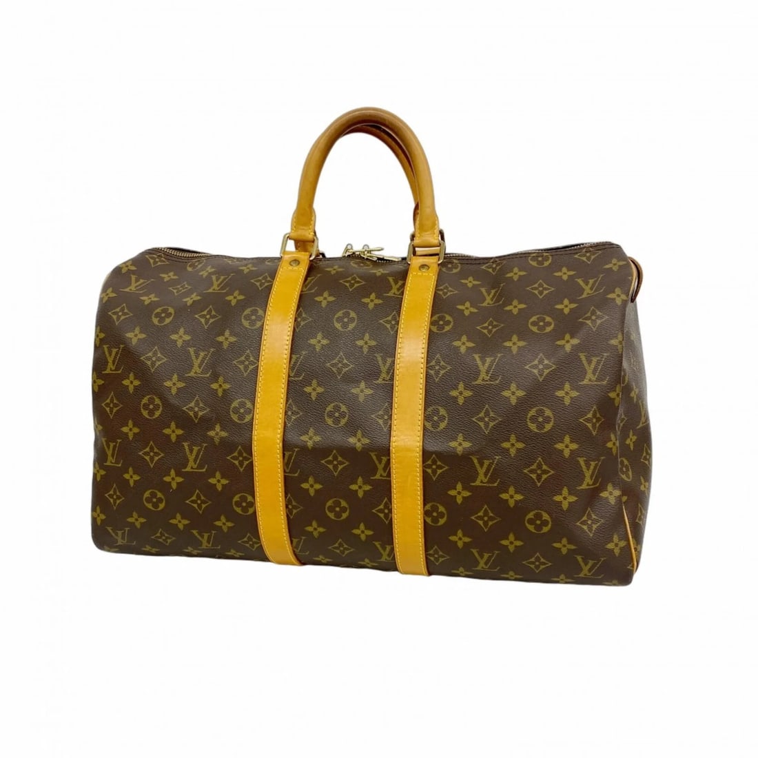 LOUIS VUITTON BAGS - BOSTON MONOGRAM KEEPAL: Louis Vuitton Bags - Boston Monogram Keepal Brand: Louis Vuitton Type/Style: Boston bag Material: none Color: Brown Size: (HxWxD) 27cm x 46cm x 20cm / 10.62'' x 18.11'' x 7.87'' Accessories: None