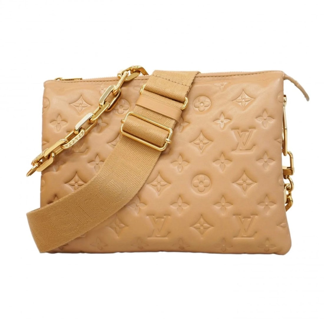 LOUIS VUITTON MONOGRAM EMBOSSED COUSSIN PM HANDBAG - 6