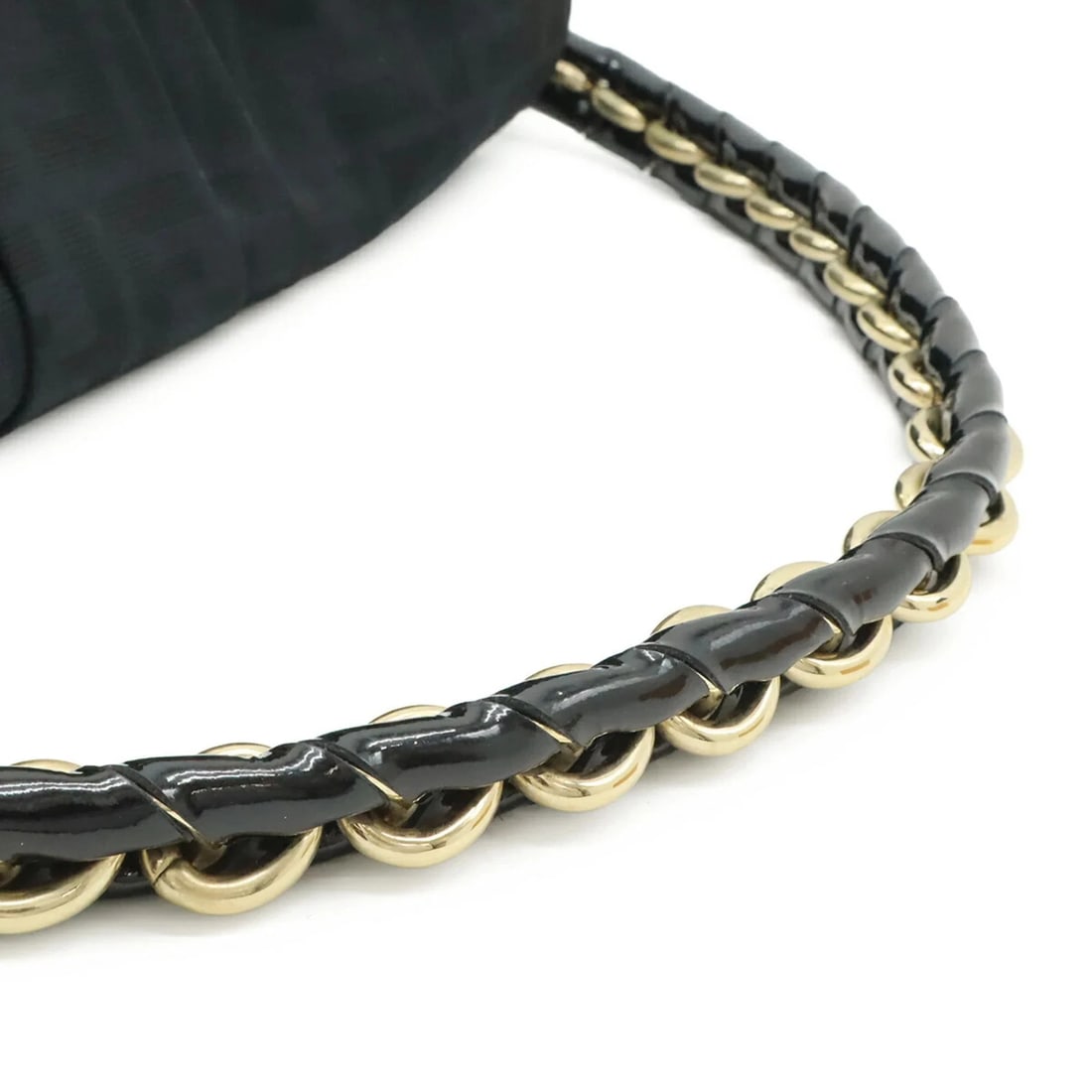 FENDI SHOULDER BAG, CHAIN STRAP, ZUCCA PATTERN - 6
