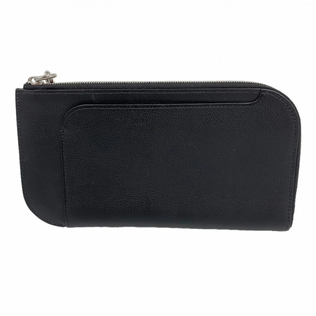 HERMES BAG/POUCH STRAP GM EVERCOLOR BLACK: Hermes Bag/Pouch Strap GM Evercolor Black Brand: Hermes Type/Style: Pouch Material: none Color: Black Size: (HxWxD) 10.5cm x 19cm x 1.5cm / 4.13'' x 7.48'' x 0.59'' Accessories: None Accessories