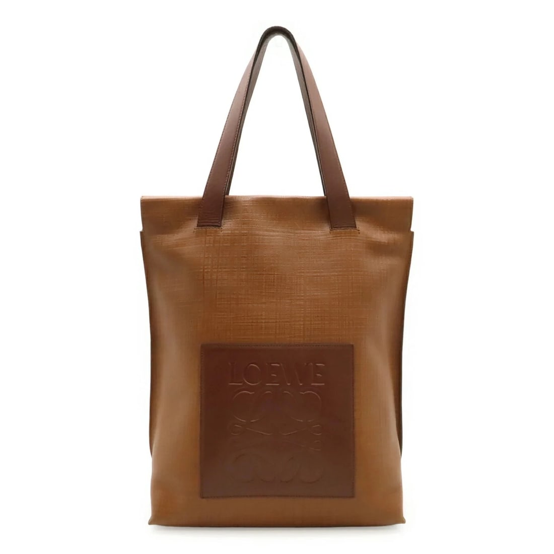 LOEWE LINEN ANAGRAM SHOPPER TOTE BAG SHOULDER (1 of 7)