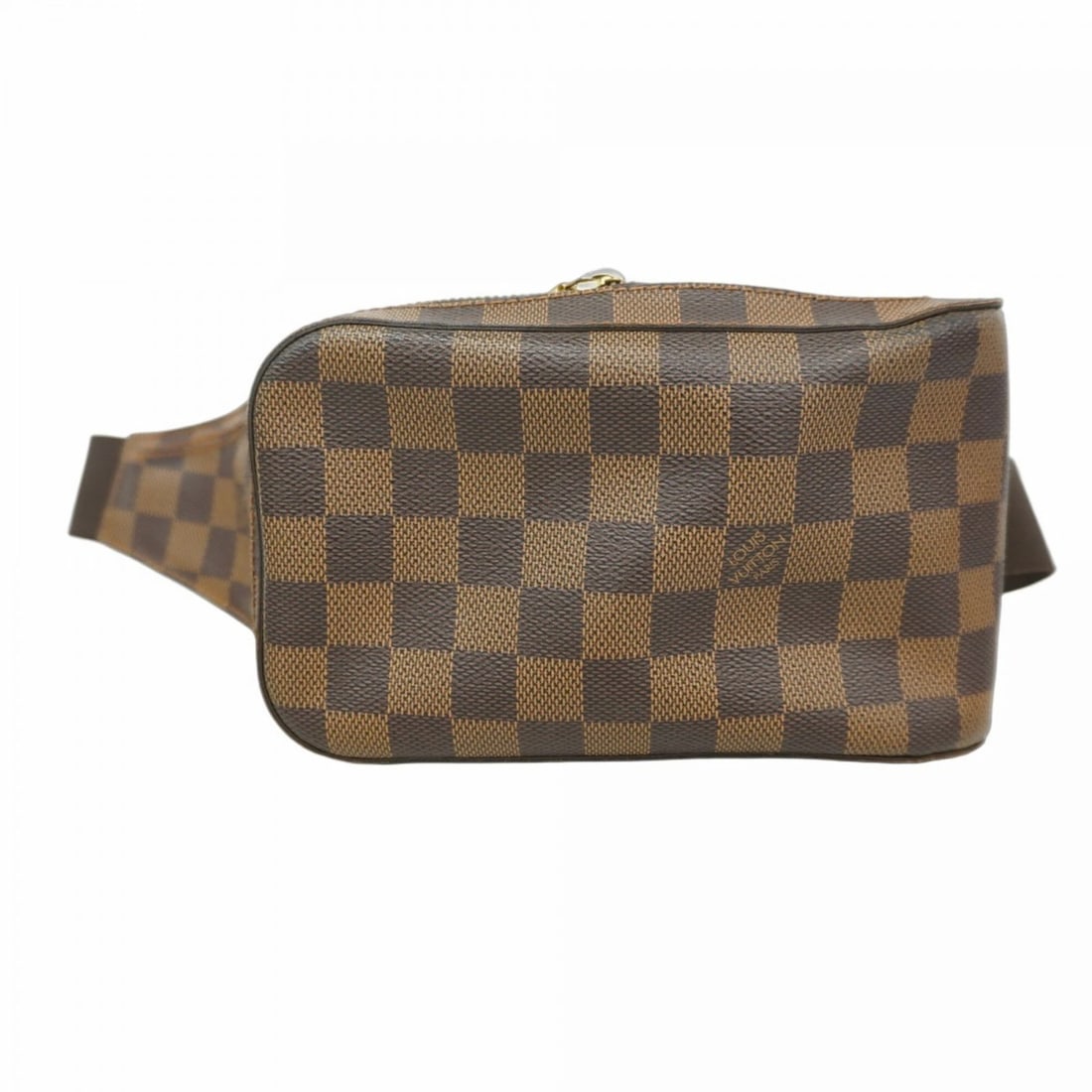 LOUIS VUITTON DAMIER GERONIMOS EBENE BAG/BODY BAG: Louis Vuitton Damier Geronimos Ebene Bag/Body Bag Brand: Louis Vuitton Type/Style: Sling bag Material: none Color: Ebene Size: (HxWxD) 11.5cm x 20cm x 5cm / 4.52'' x 7.87'' x 1.96'' Accessories: N