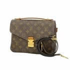 LOUIS VUITTON MONOGRAM POCHETTE METIS MM HANDBAG: Louis Vuitton Monogram Pochette Metis MM Handbag Brand: Louis Vuitton Type/Style: Handbag Material: none Color: Brown Size: (HxWxD) 18cm x 24cm x 7.5cm / 7.08'' x 9.44'' x 2.95'' Accessories: None