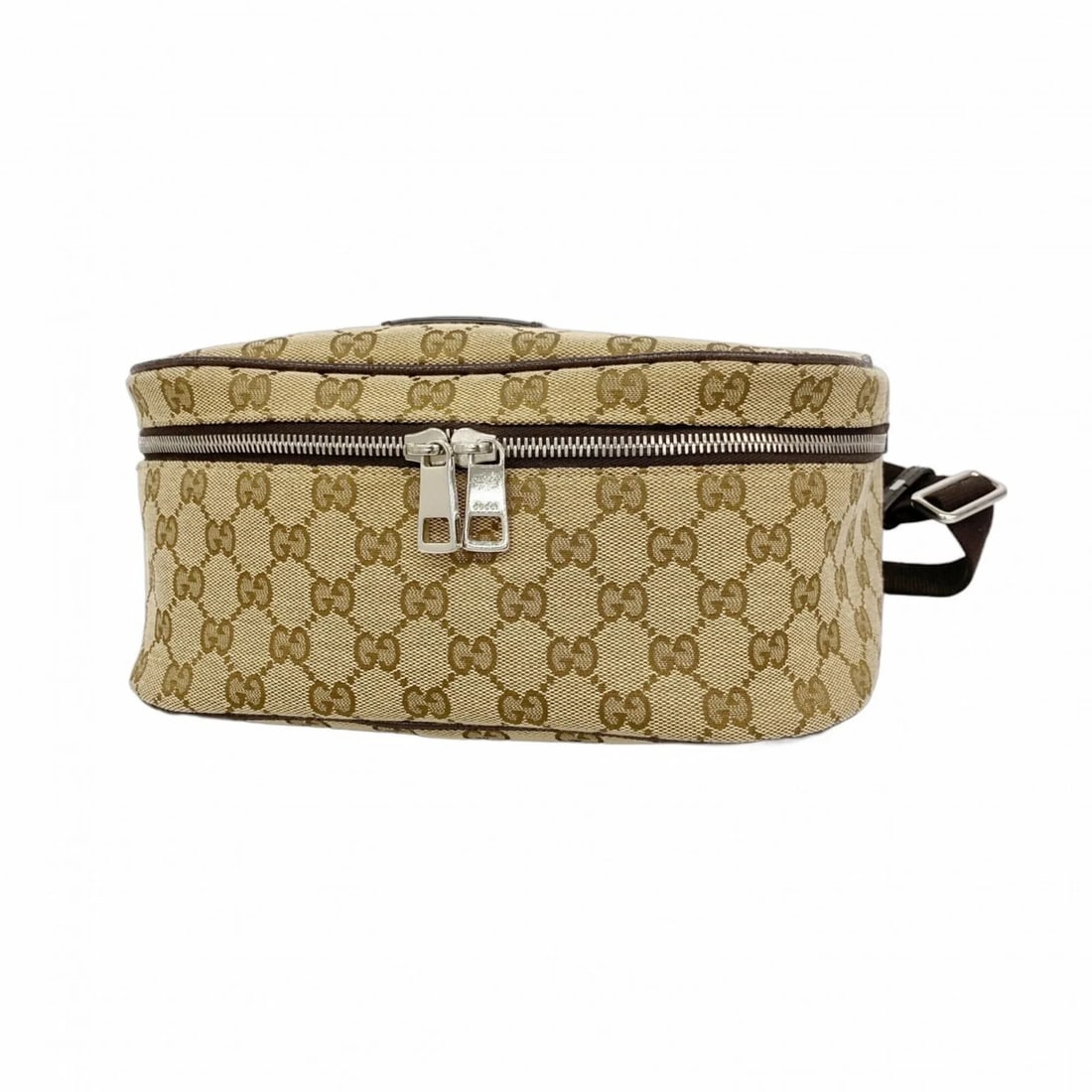 GUCCI BAG/WAIST BAG GG CANVAS BEIGE BROWN (1 of 5)