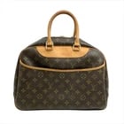 LOUIS VUITTON DEAUVILLE HANDBAG MONOGRAM CANVAS: Louis Vuitton Deauville Handbag Monogram Canvas Brand: Louis Vuitton Type/Style: Handbag Material: Monogram , Canvas Color: Brown Size: (HxWxD) 25cm x 35cm x 13cm / 9.84'' x 13.77'' x 5.11'' Acces