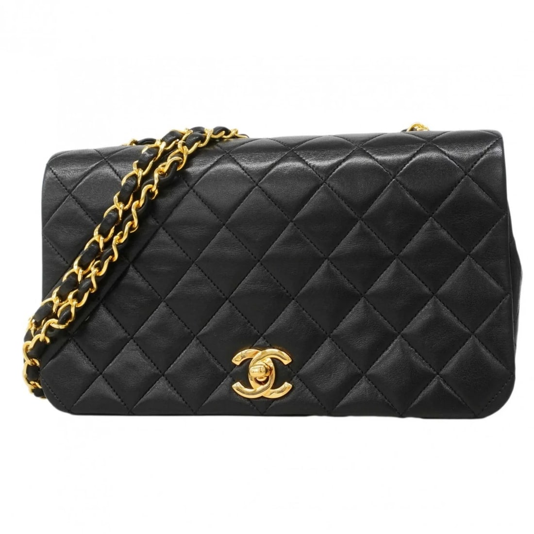 CHANEL MATELASSÉ CHAIN SHOULDER BAG, LAMBSKIN (1 of 6)