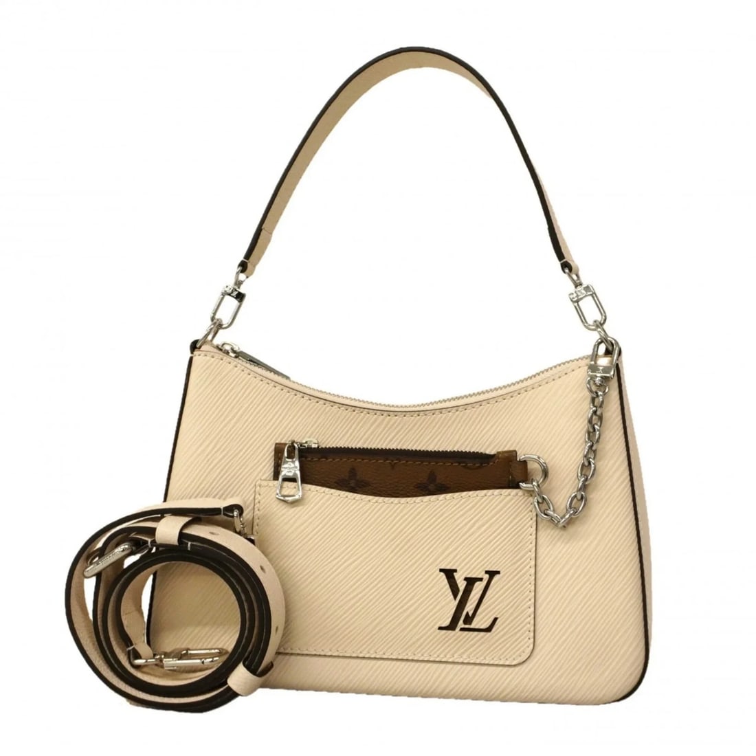 LOUIS VUITTON EPI MARELLE QUARTZ 2-WAY HANDBAG: Louis Vuitton Epi Marelle Quartz 2-way handbag Brand: Louis Vuitton Type/Style: Handbag Material: none Color: none Size: (HxWxD) 14.5cm x 25cm x 7.5cm / 5.7'' x 9.84'' x 2.95'' Accessories: None <