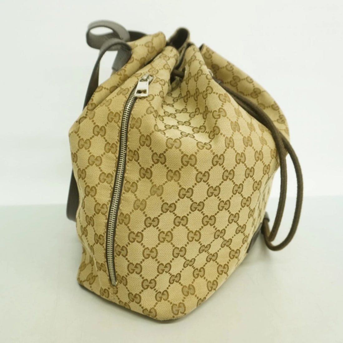 GUCCI BACKPACK/DAYPACK GG CANVAS BROWN - 2