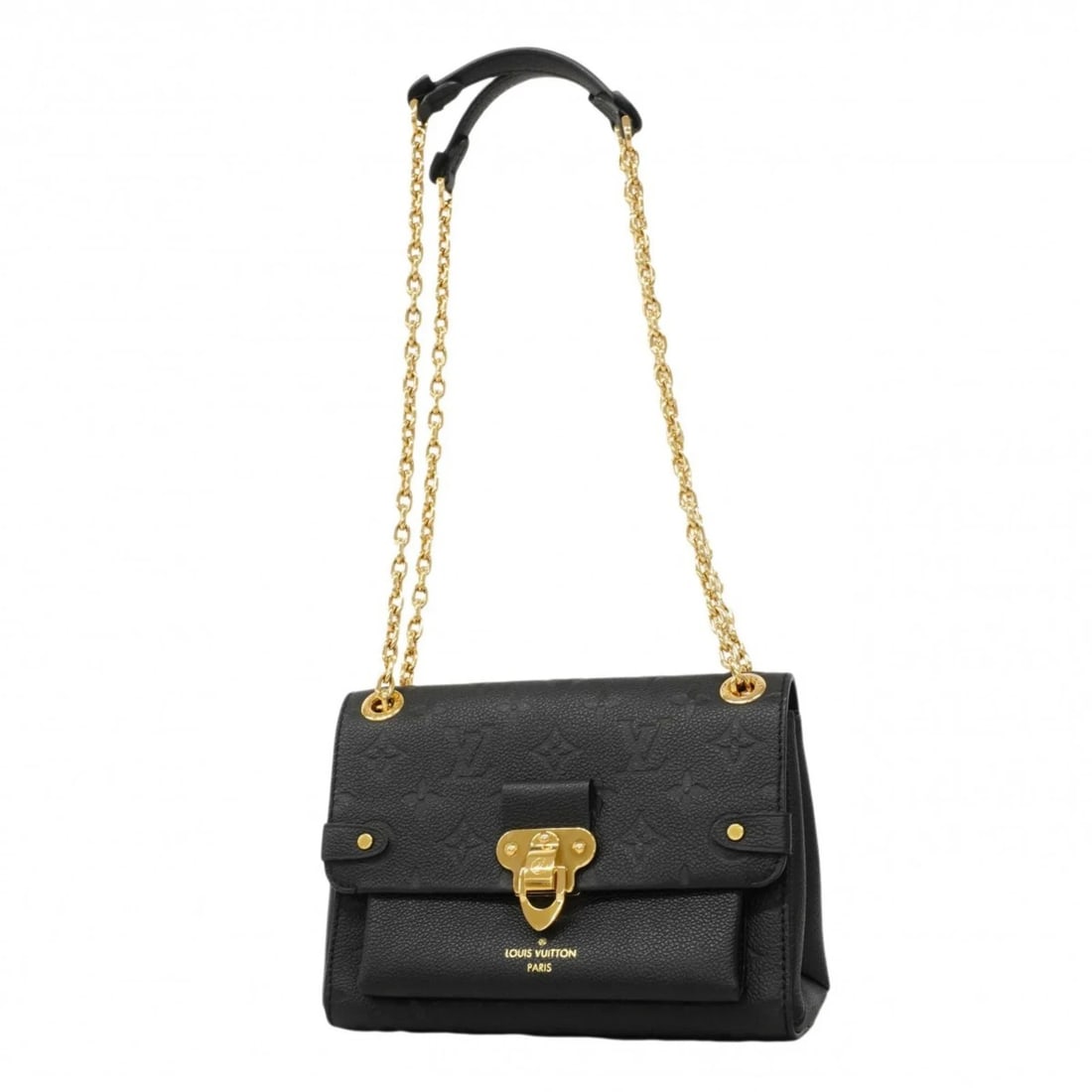 LOUIS VUITTON MONOGRAM EMPREINTE VAVIN BB SHOULDER BAG: Louis Vuitton Monogram Empreinte Vavin BB Shoulder Bag Brand: Louis Vuitton Type/Style: Shoulder bag Material: none Color: Noir Size: (HxWxD) 15cm x 20.5cm x 7.5cm / 5.9'' x 8.07'' x 2.95'' Access