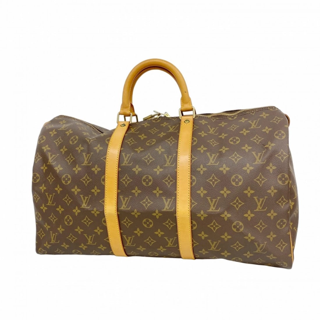 LOUIS VUITTON BAG - BOSTON MONOGRAM KEEPALL 50 BROWN (1 of 6)