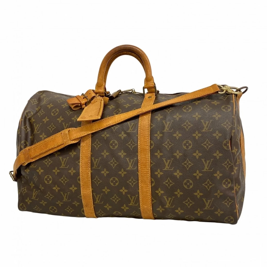 LOUIS VUITTON BAGS - BOSTON MONOGRAM KEEPALL BANDOULIÈRE: Louis Vuitton Bags - Boston Monogram Keepall Bandoulière Brand: Louis Vuitton Type/Style: Boston bag Material: none Color: Brown Size: (HxWxD) 28cm x 50cm x 23cm / 11.02'' x 19.68'' x 9.05''