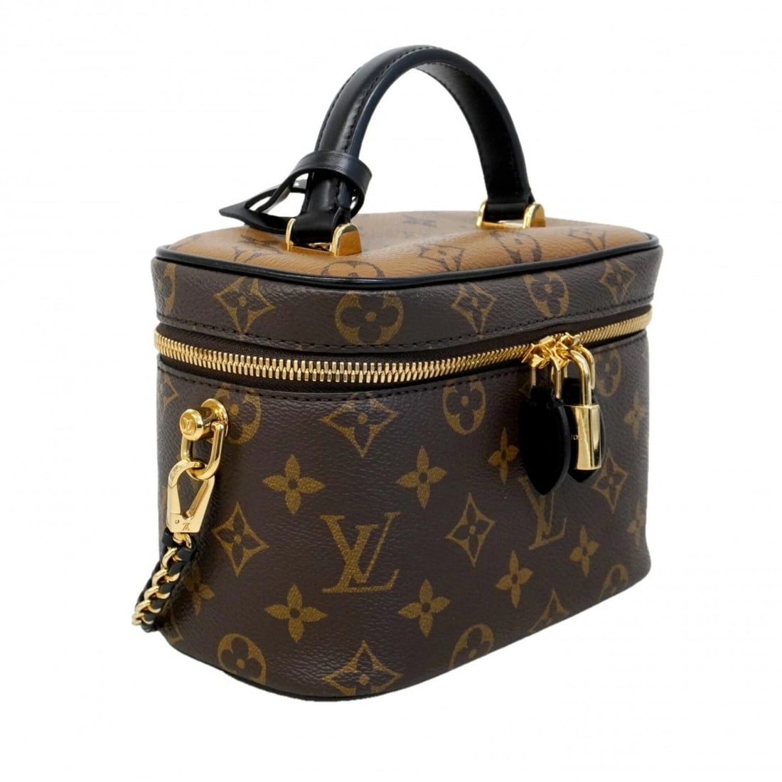 LOUIS VUITTON MONOGRAM REVERSE VANITY NVPM HANDBAG - 2