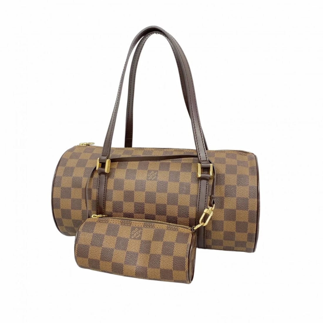 LOUIS VUITTON DAMIER PAPILLON 30 HANDBAG: Louis Vuitton Damier Papillon 30 Handbag Brand: Louis Vuitton Type/Style: Handbag Material: none Color: Ebene Size: (HxWxD) 15.5cm x 30.5cm x 15cm / 6.1'' x 12'' x 5.9'' Accessories: None Accessories