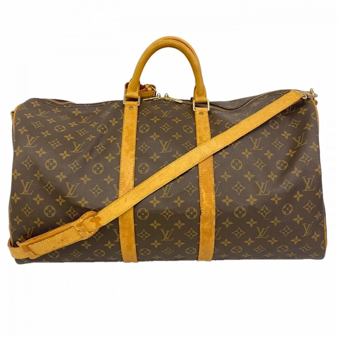 LOUIS VUITTON BAGS - BOSTON MONOGRAM KEEPALL BANDOULIÈRE: Louis Vuitton Bags - Boston Monogram Keepall Bandoulière Brand: Louis Vuitton Type/Style: Boston bag Material: none Color: Brown Size: (HxWxD) 30cm x 56cm x 26cm / 11.81'' x 22.04'' x 10.23''
