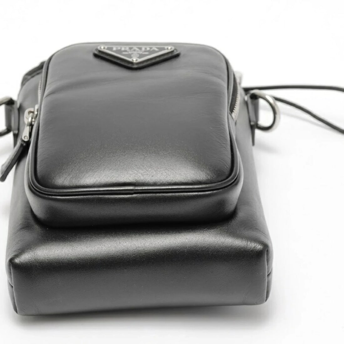 PRADA PRADA LEATHER SMARTPHONE CASE SHOULDER POUCH - 3