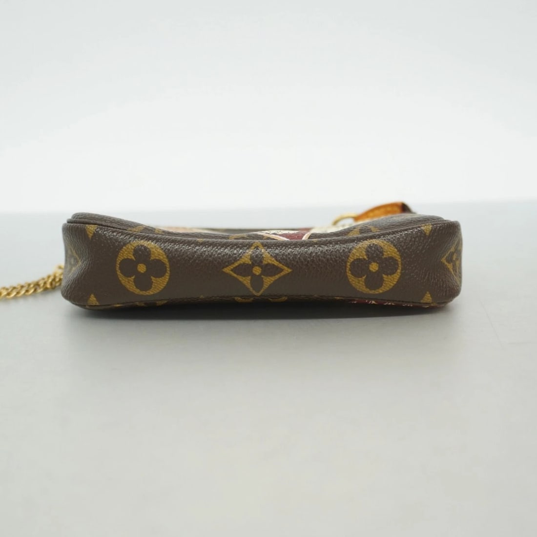LOUIS VUITTON MONOGRAM MINI POCHETTE ACCESSOIRES BROWN - 3