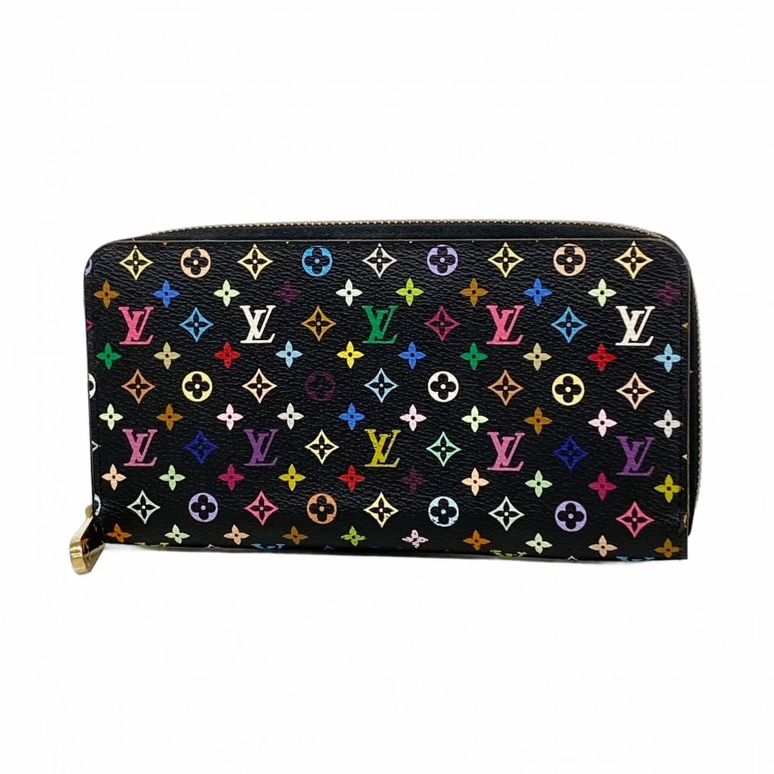 LOUIS VUITTON MONOGRAM MULTICOLOR ZIPPY WALLET: Louis Vuitton Monogram Multicolor Zippy Wallet Brand: Louis Vuitton Type/Style: Type Long wallet (bi-fold) Material: none Color: Grenade, Noir Size: (HxWxD) 10cm x 19.5cm x 2.5cm / 3.93'' x 7.67'' x