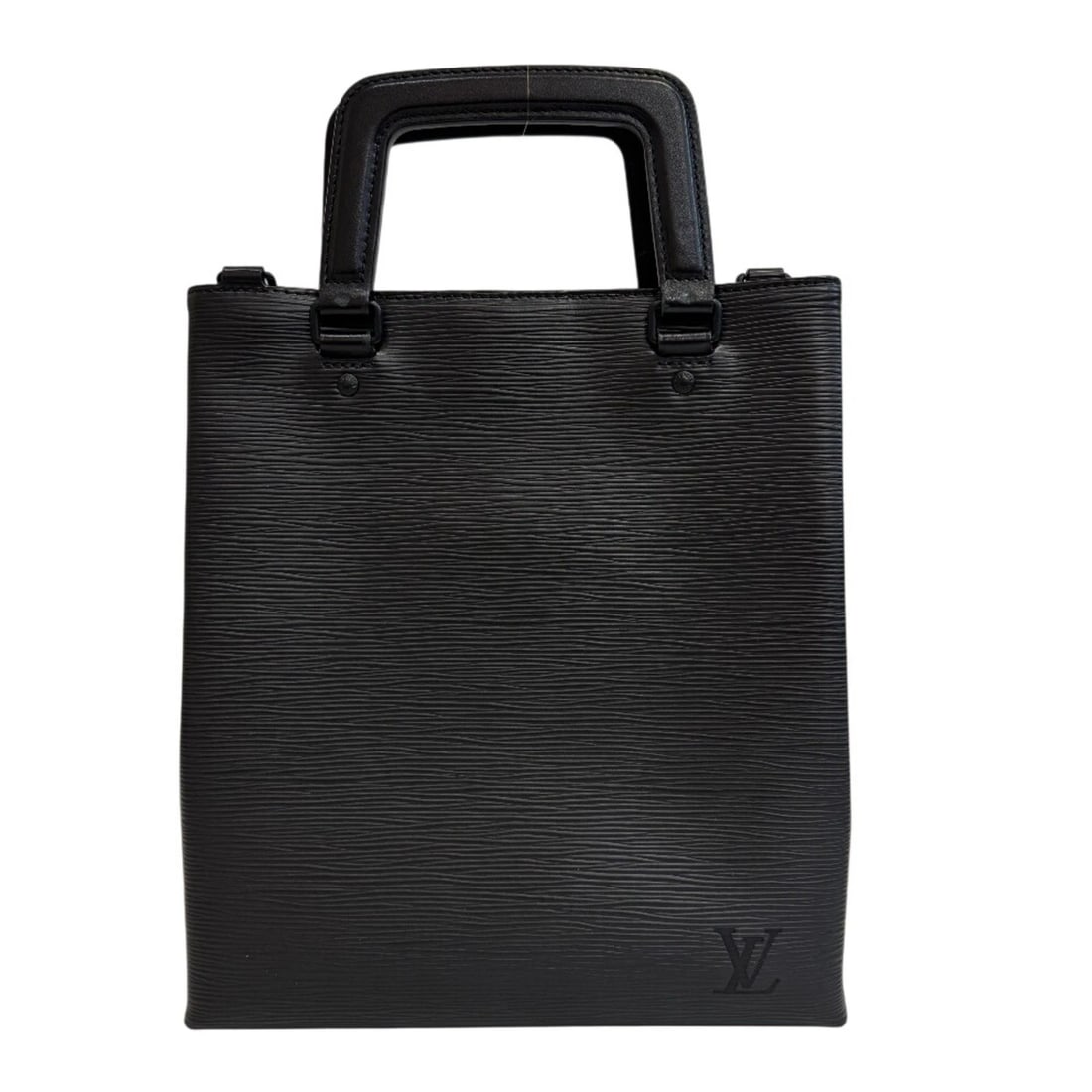 LOUIS VUITTON SAC PLAT FOLD 2-WAY: Louis Vuitton Sac Plat Fold 2-way Brand: Louis Vuitton Type/Style: Handbag, Shoulder bag Material: Epi leather Color: Black Size: (HxWxD) 28.5cm x 25cm x 6cm / 11.22'' x 9.84'' x 2.36'' Accessorie