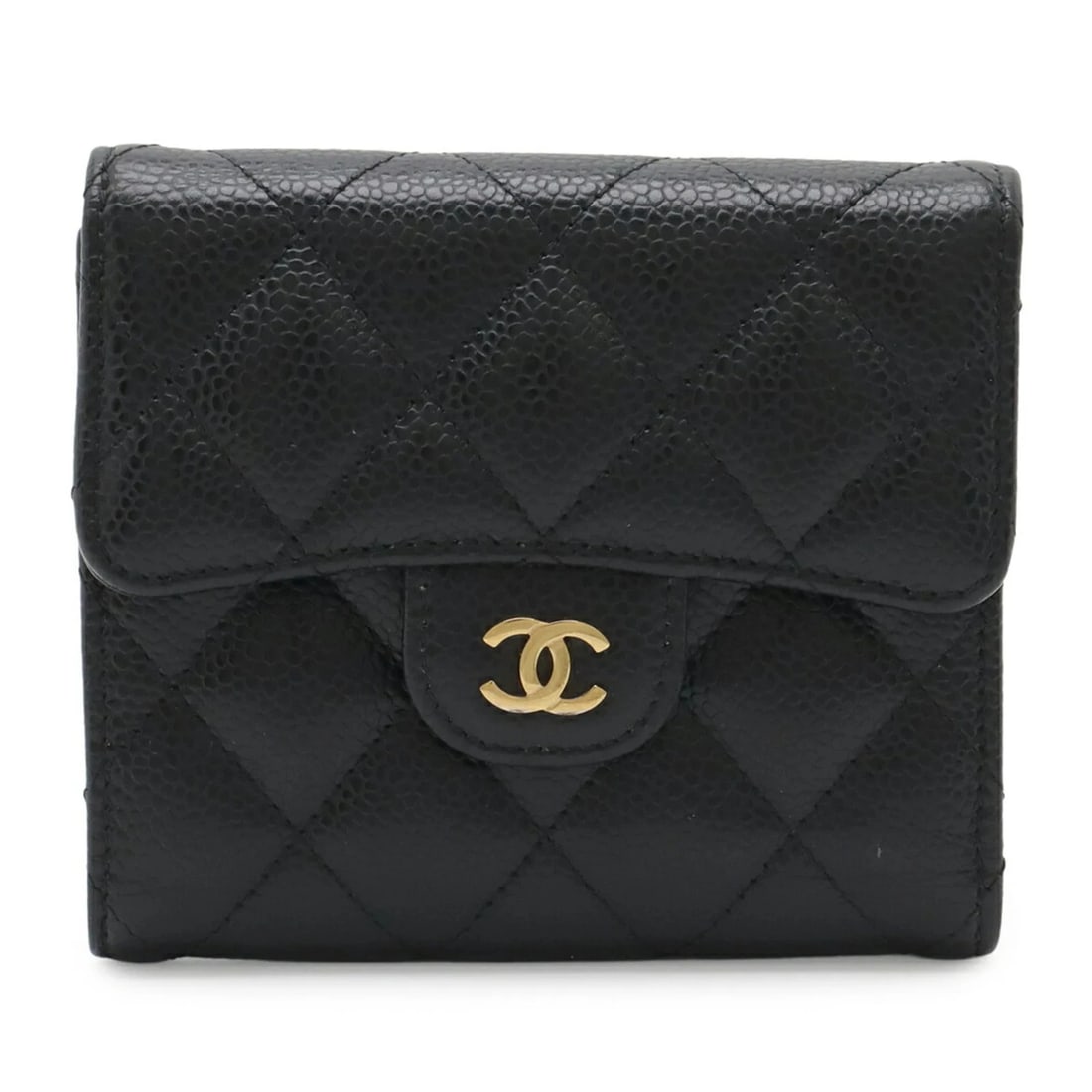 CHANEL MATELASSÉ COCO MARK CLASSIC SMALL FLAP WALLET (1 of 6)