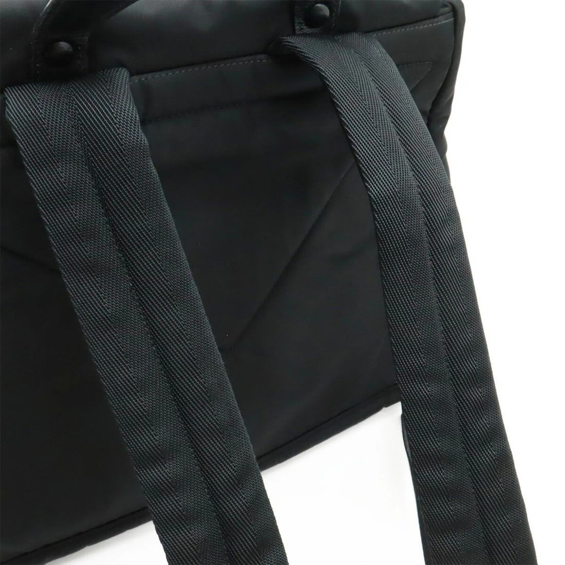 PRADA RE-NYLON BACKPACK, NYLON AND LEATHER - 6
