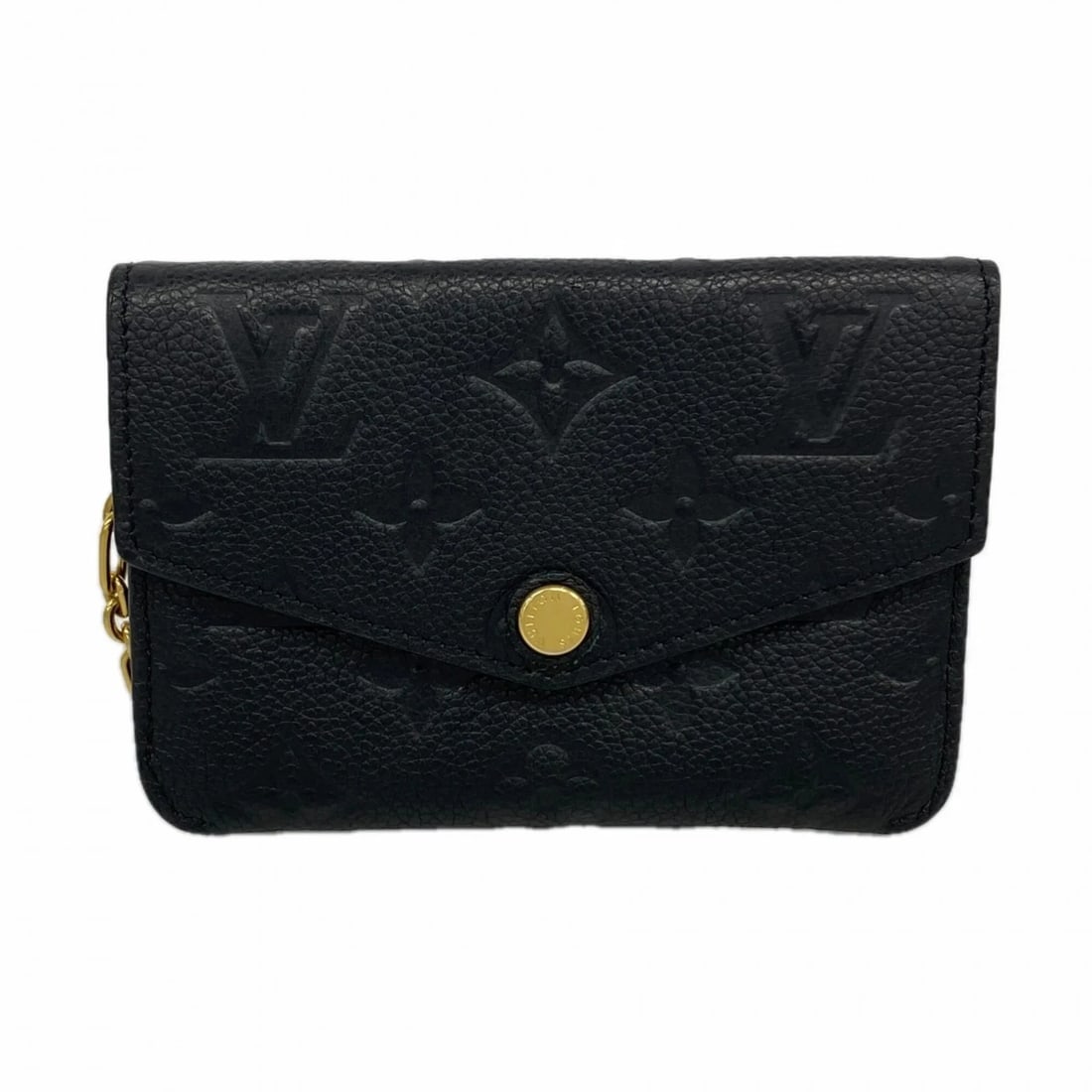 LOUIS VUITTON MONOGRAM EMPREINTE POCHETTE CLÉ: Louis Vuitton Monogram Empreinte Pochette Clé Brand: Louis Vuitton Type/Style: Type Coin purse/coin case Material: none Color: Noir Size: (HxWxD) 9cm x 13cm x 1.5cm / 3.54'' x 5.11'' x 0.59'' Acce