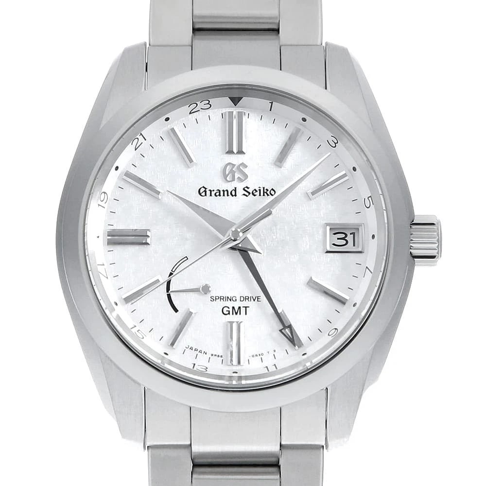 GRAND SEIKO HERITAGE COLLECTION SPRING DRIVE WATCH: Grand Seiko Heritage Collection Spring Drive Watch Brand: Grand Seiko Type: Wrist watch Material: Band Material Stainless Steel, Case Material Stainless Steel Color: Dial color Silver Size: