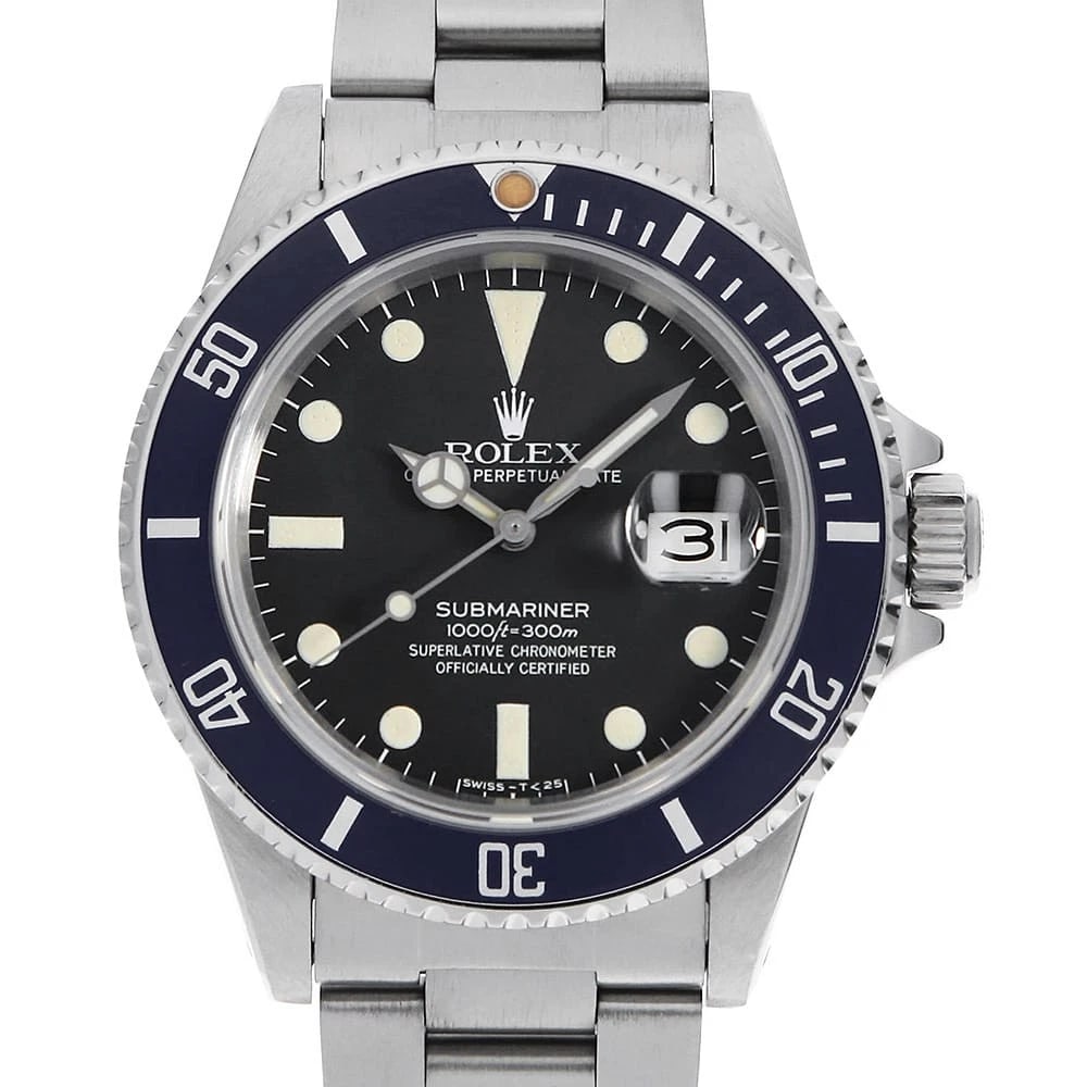 ROLEX SUBMARINER DATE BLACK TRITIUM WATCH: ROLEX SUBMARINER Date black tritium Watch Brand: ROLEX Type: Wrist watch Material: Band Material Stainless Steel, Case Material Stainless Steel Color: Dial color Black Size: Case:W40mm Circumference