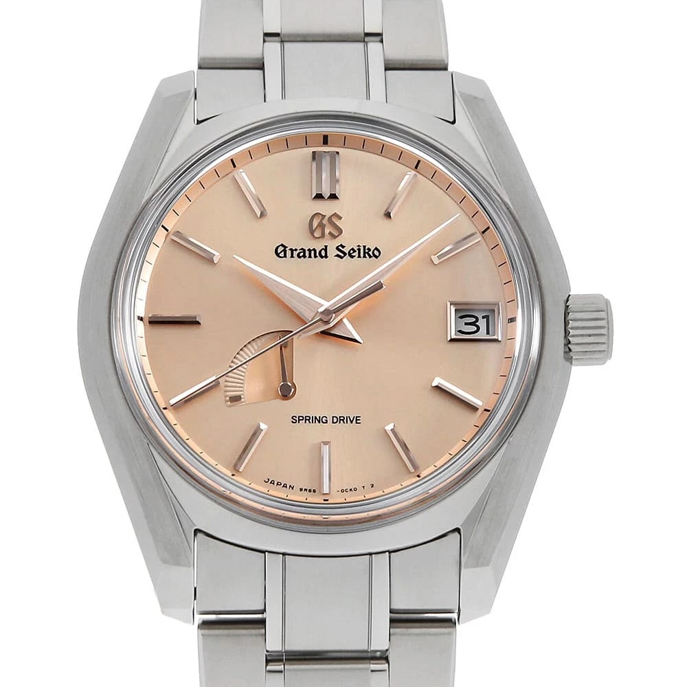 GRAND SEIKO HERITAGE COLLECTION WATCH: Grand Seiko Heritage Collection Watch Brand: Grand Seiko Type: Wrist watch Material: Band Material Bright Titanium, Case Material Bright Titanium Color: Dial color Pink Gold Size: Case:W40mm Circumfer