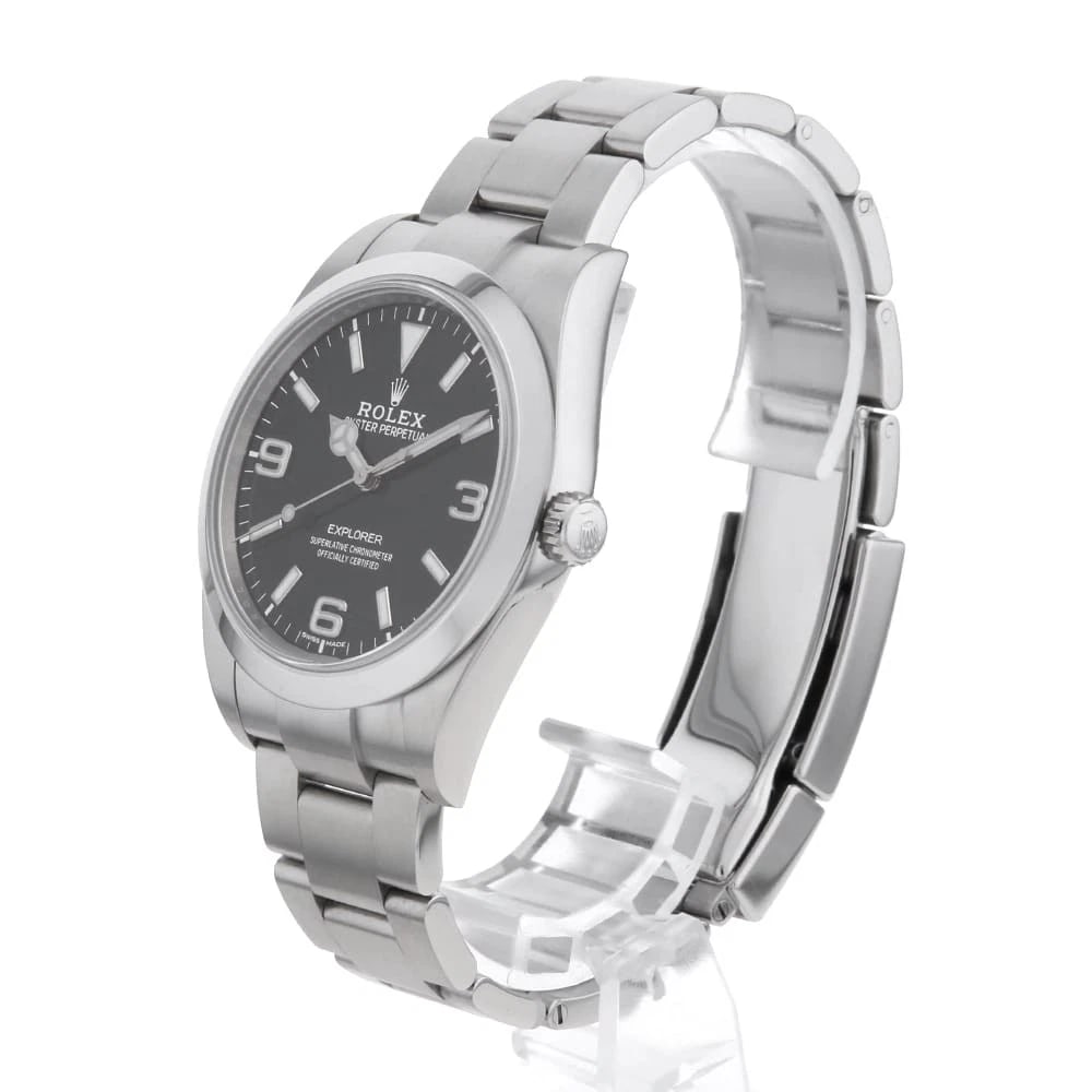 ROLEX EXPLORER WHITE BLACK WATCH - 2