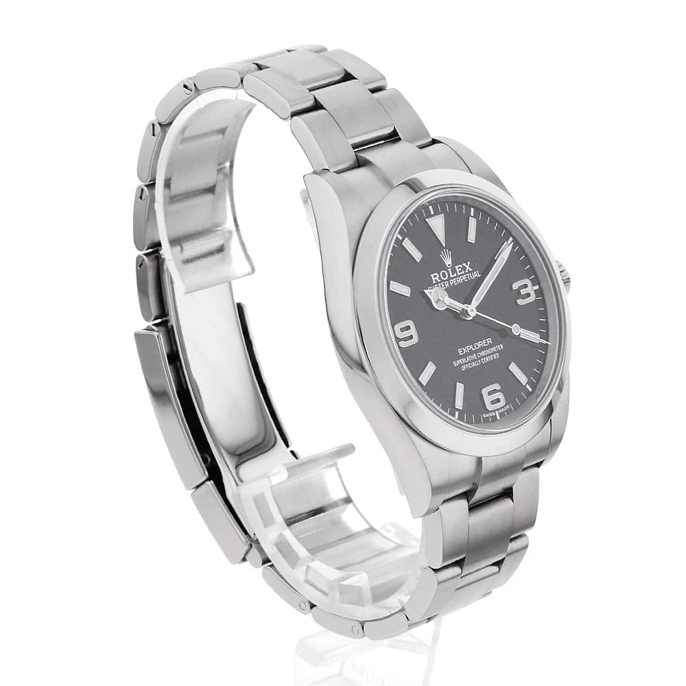 ROLEX EXPLORER WHITE BLACK WATCH - 3