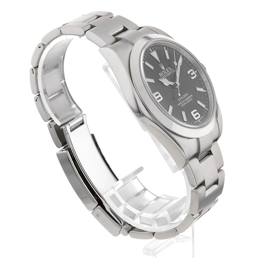 ROLEX EXPLORER EARLY MODEL BLACK WATCH - 3