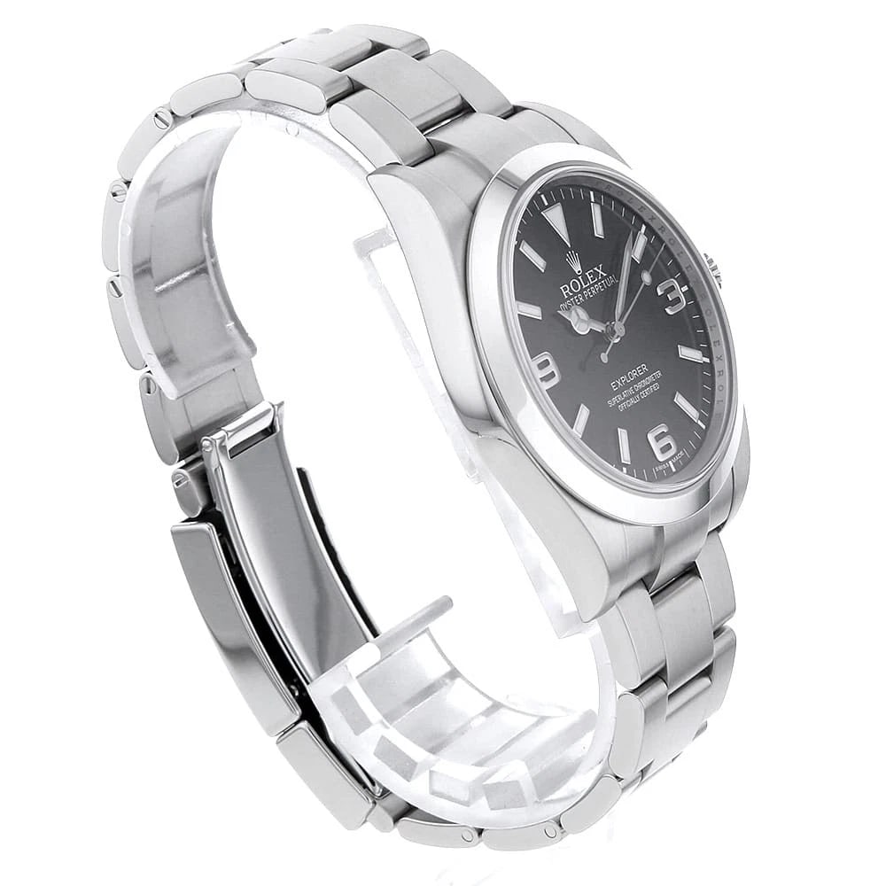 ROLEX EXPLORER EARLY MODEL BLACK WATCH - 3