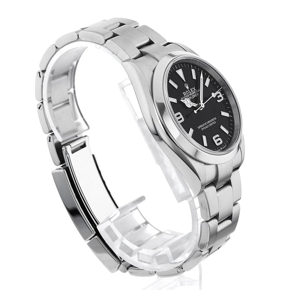 ROLEX EXPLORER BLACK WATCH - 3