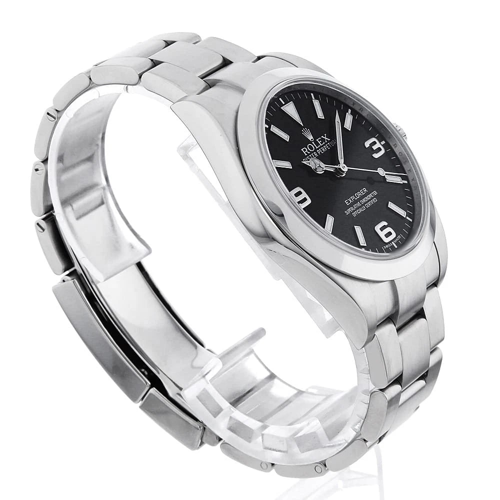 ROLEX EXPLORER EARLY MODEL BLACK WATCH - 3