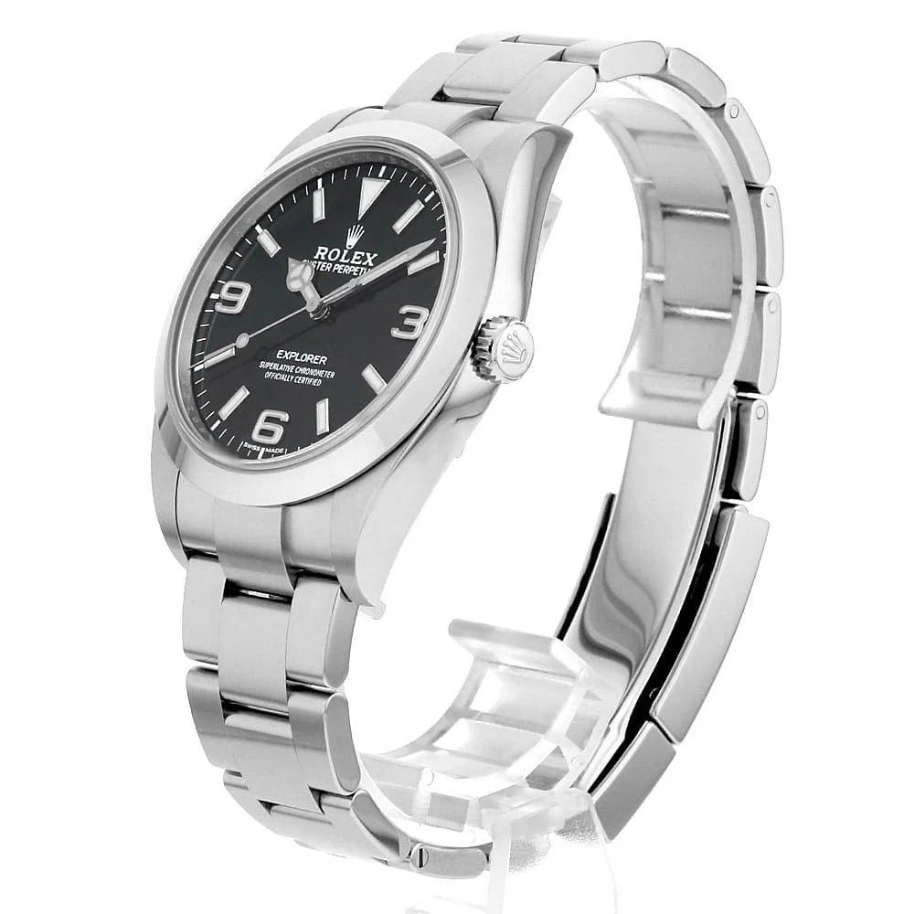 ROLEX EXPLORER WHITE BLACK WATCH - 2