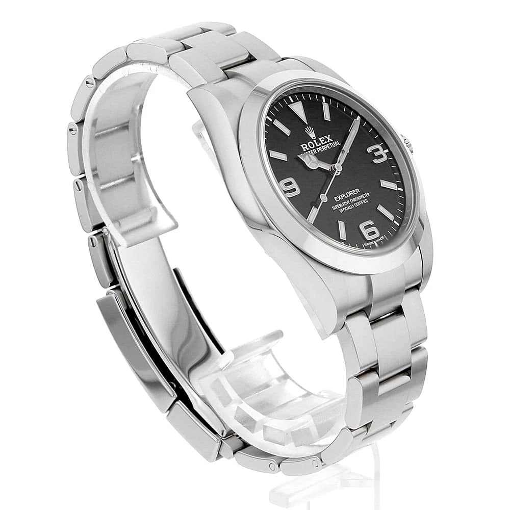 ROLEX EXPLORER WHITE BLACK WATCH - 3