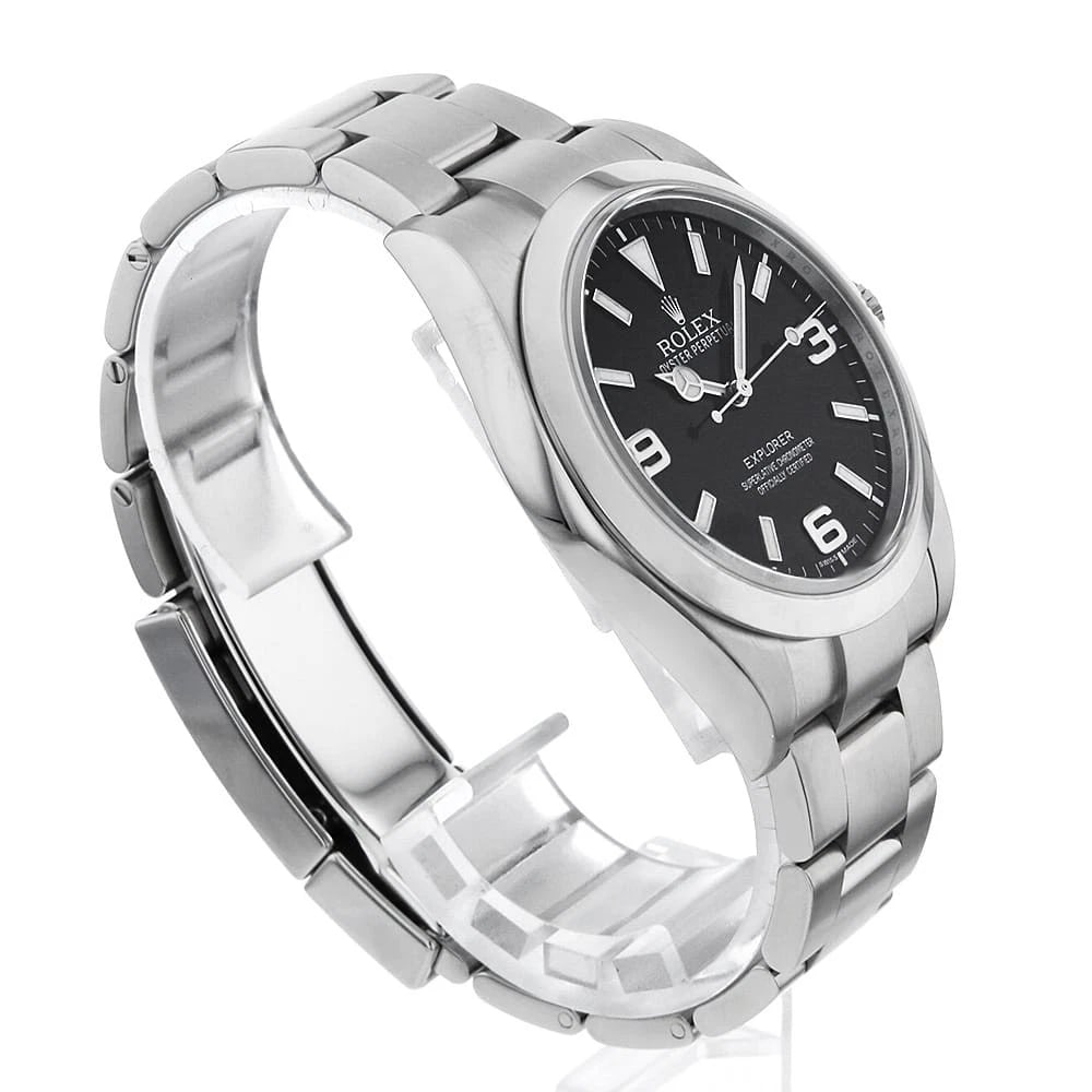 ROLEX EXPLORER EARLY MODEL BLACK WATCH - 3