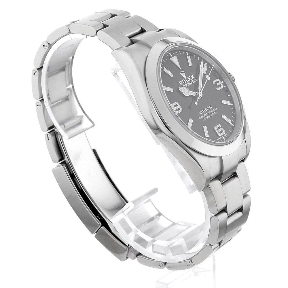 ROLEX EXPLORER WHITE BLACK WATCH - 3