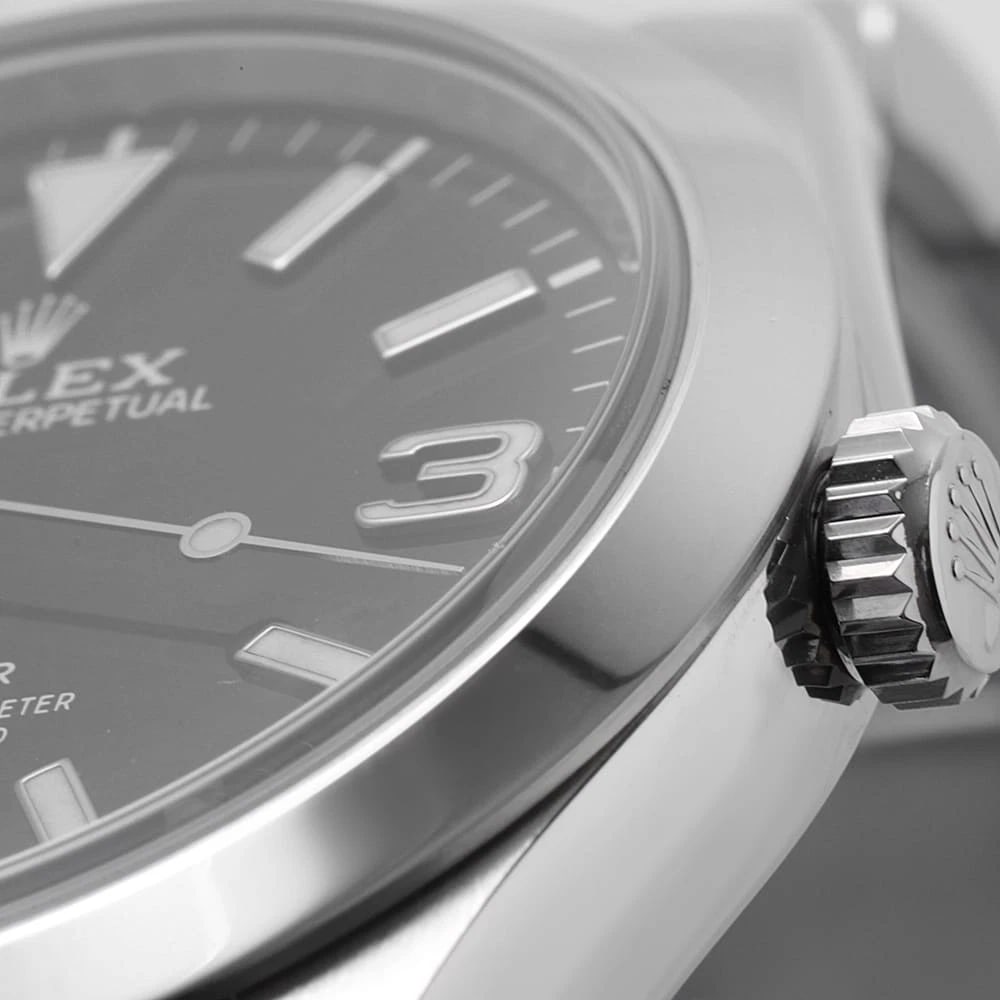 ROLEX EXPLORER WHITE BLACK WATCH - 4