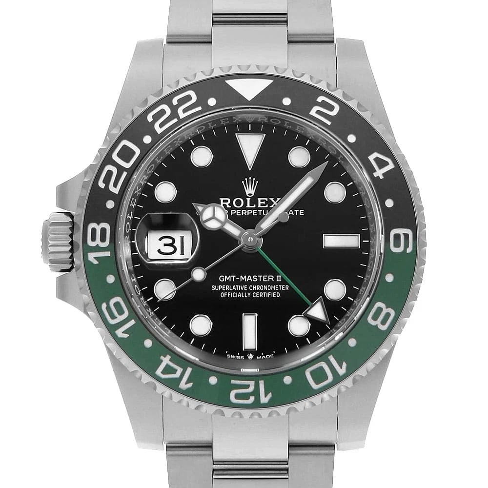 ROLEX GMT MASTER BLACK ROW OYSTER BRACELET WATCH: ROLEX GMT Master black row oyster bracelet Watch Brand: ROLEX Type: Wrist watch Material: Band Material Stainless Steel, Case Material Stainless Steel Color: Dial color Black Size: Case:W40mm Circumfe