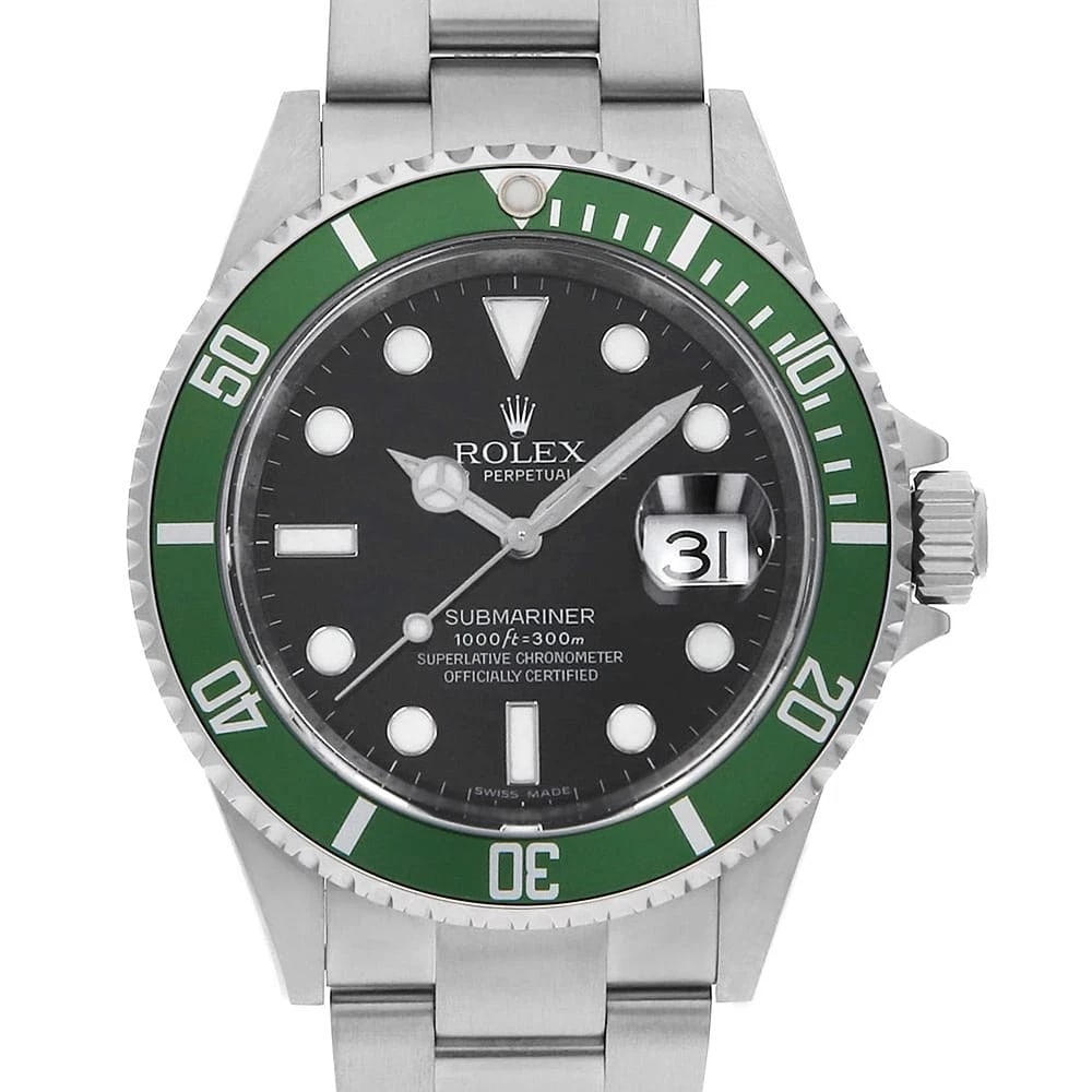 ROLEX SUBMARINER DATE BLACK WATCH: ROLEX SUBMARINER Date black Watch Brand: ROLEX Type: Wrist watch Material: Band Material Stainless Steel, Case Material Stainless Steel Color: Dial color Black Size: Case:W40mm Circumference of Wrist: