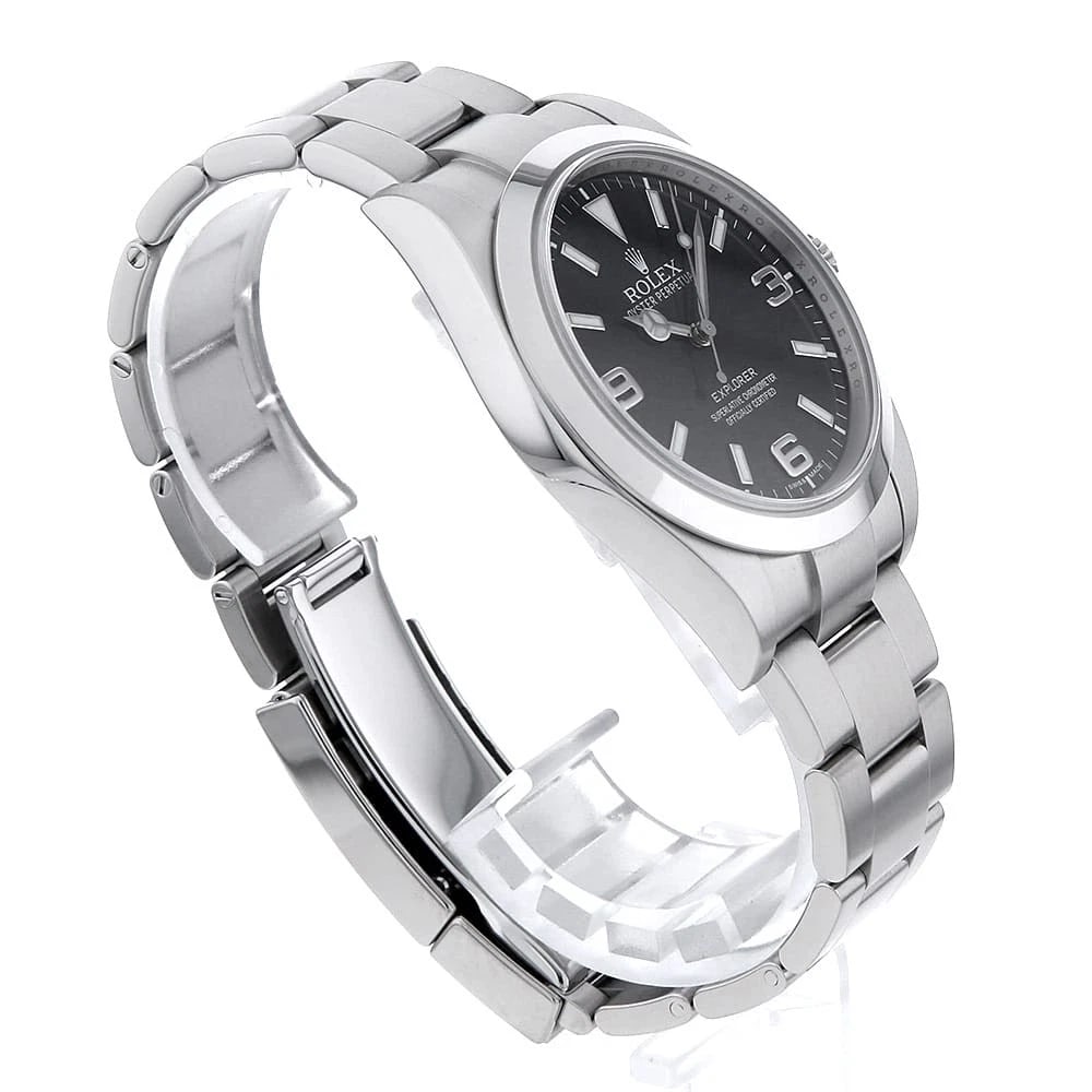ROLEX EXPLORER EARLY MODEL BLACK WATCH - 3